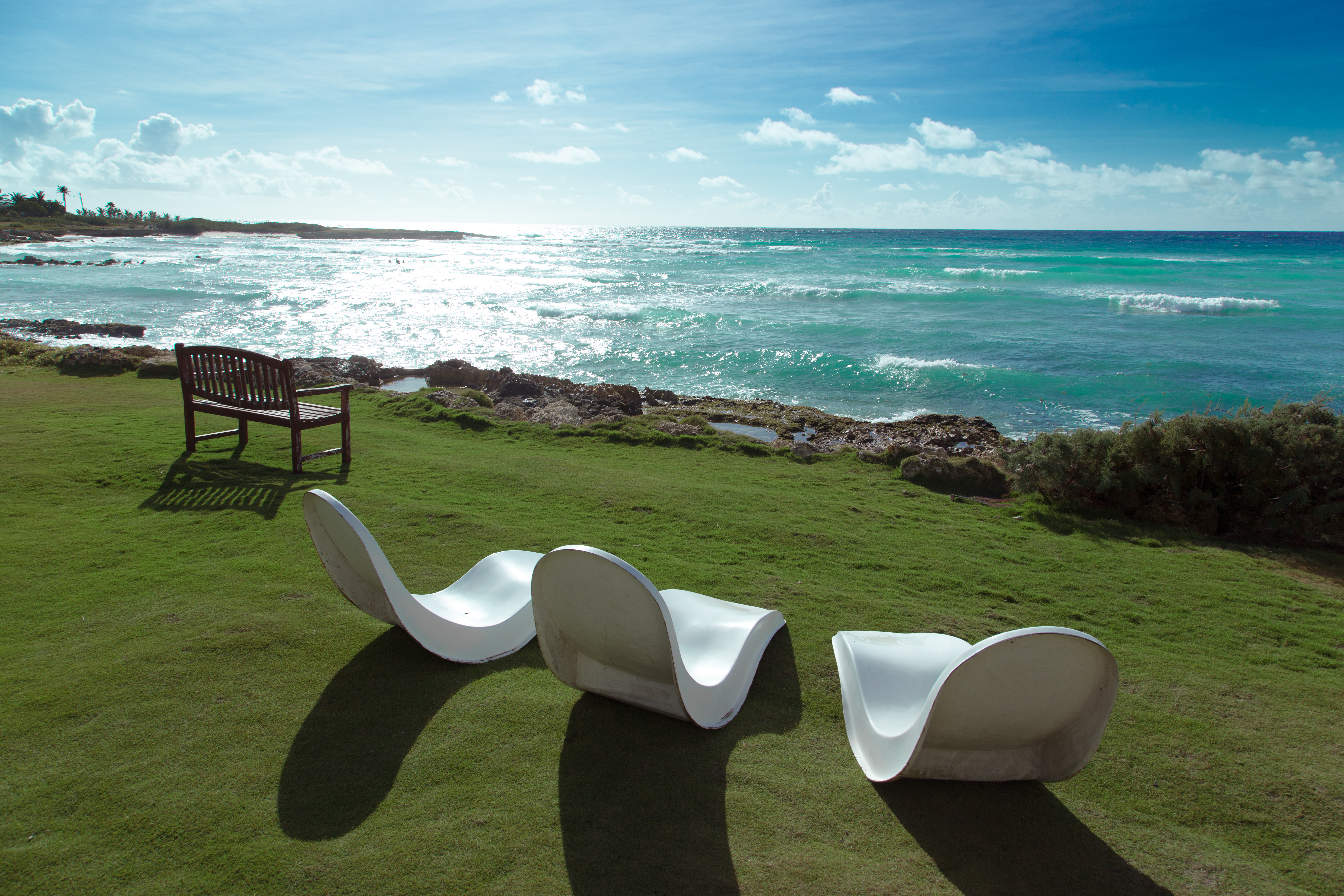 Clifftop Lawn Barbados Atlantic View