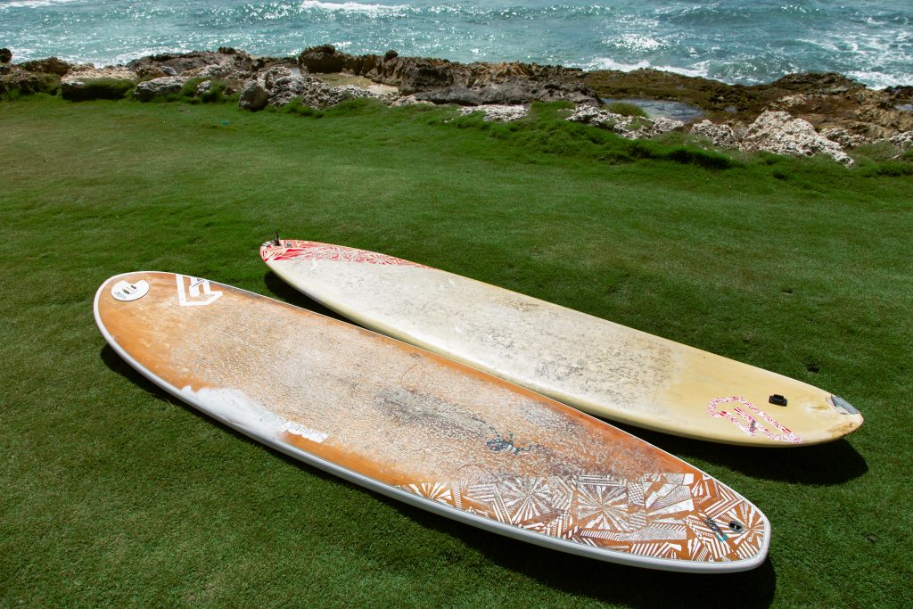 Surfboards Barbados Oceanfront Lawn